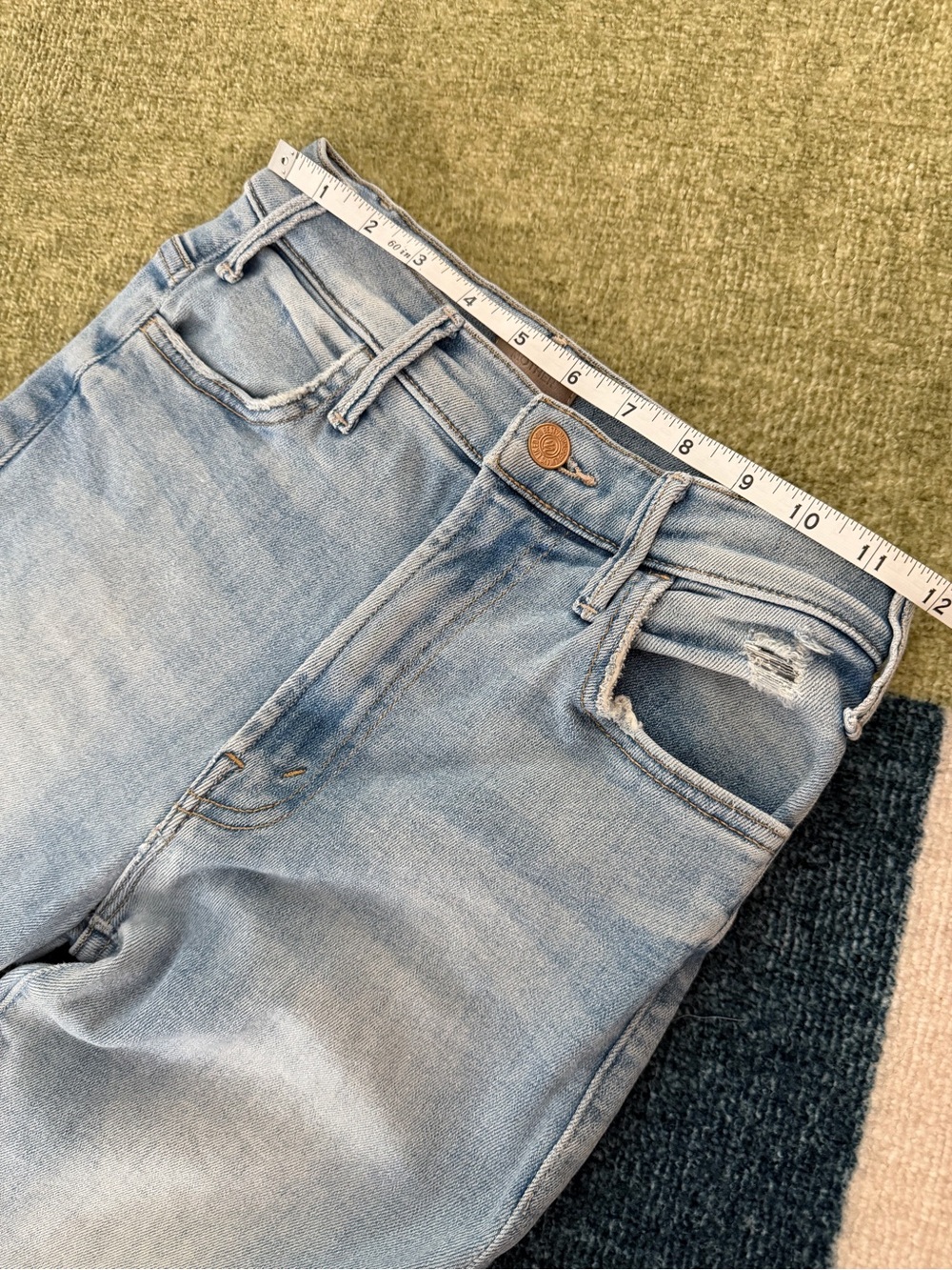 MOTHER The Hustler Ankle Chew Jeans in Petal Plucker - Picture 12 of 15